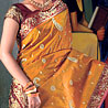 Mandhakini Brocade Silk Saree