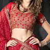 Maroon Laser Georgette Saree